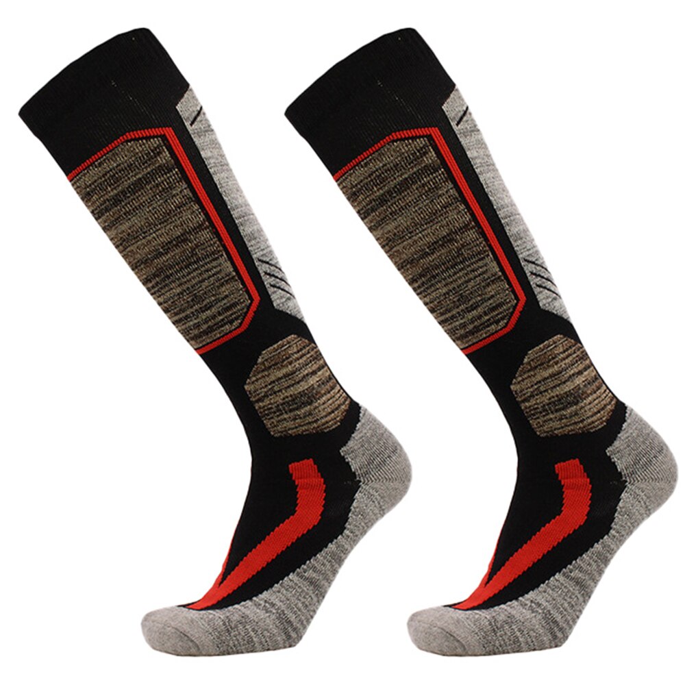 2Pair High Quality Cotton Cushioned Snowboarding Skiing Socks Winter Thick Warm Thermal Sports Ski Socks Size 36-44