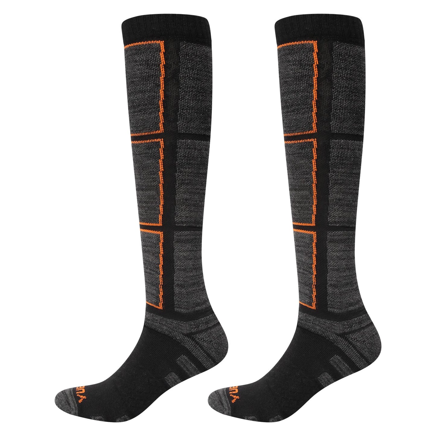 2Pair High Quality Cotton Cushioned Snowboarding Skiing Socks Winter Thick Warm Thermal Sports Ski Socks Size 36-44