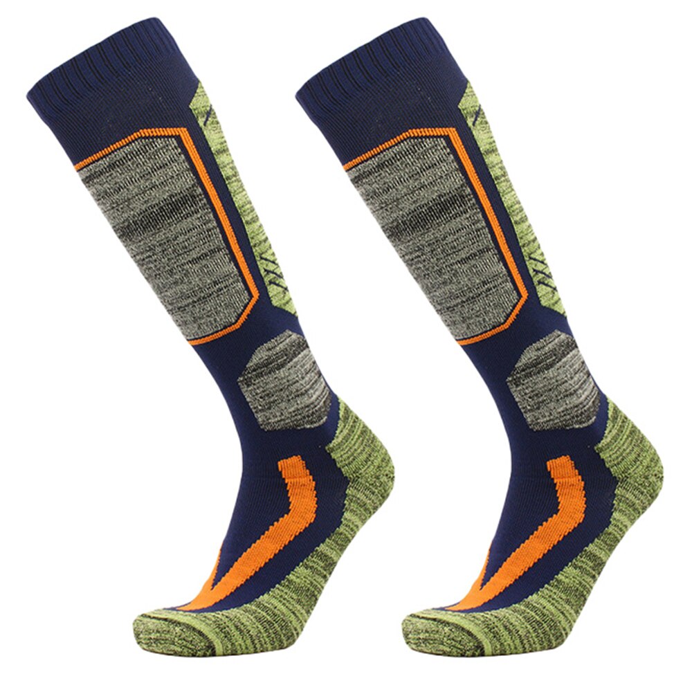 2Pair High Quality Cotton Cushioned Snowboarding Skiing Socks Winter Thick Warm Thermal Sports Ski Socks Size 36-44