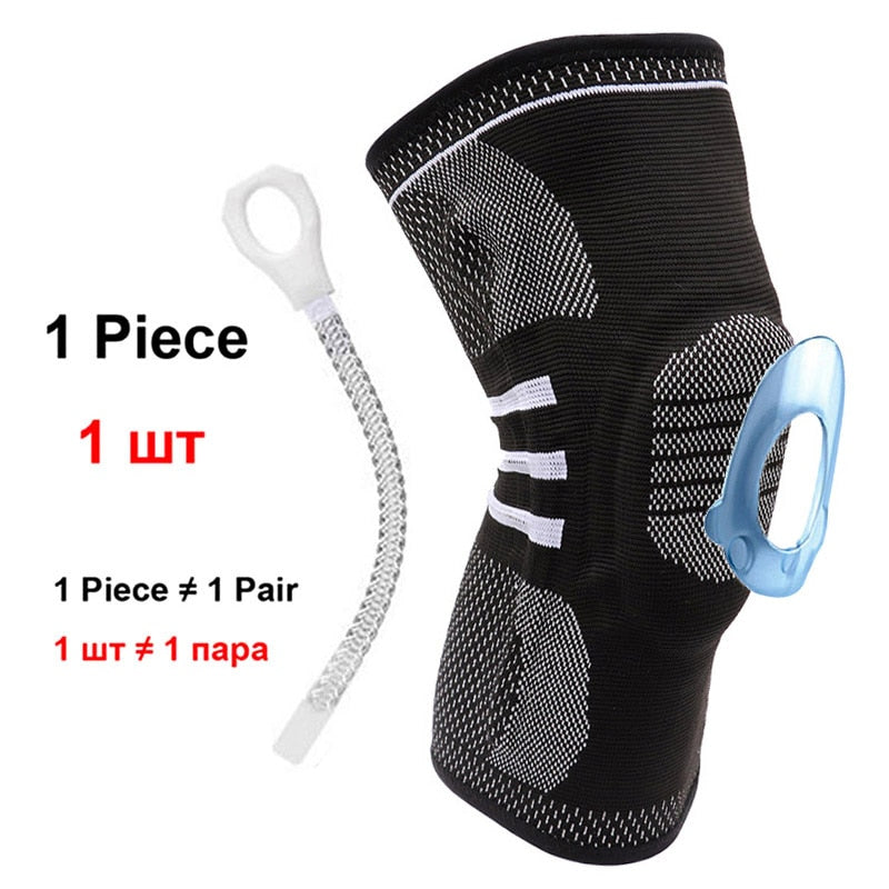 Hug Silicon Meniscus Kneepad 1 Pcs Spring Knee Pads Support Patella Protector Leg Arthritis Injury Gym Sleeve knee Brace