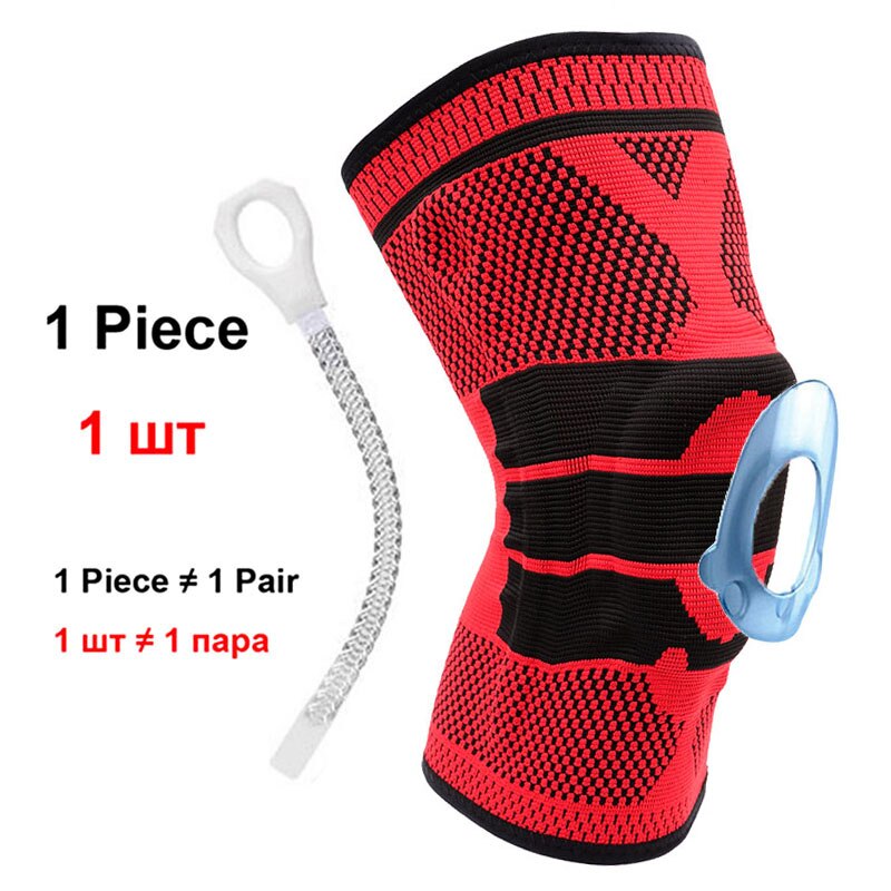 Hug Silicon Meniscus Kneepad 1 Pcs Spring Knee Pads Support Patella Protector Leg Arthritis Injury Gym Sleeve knee Brace