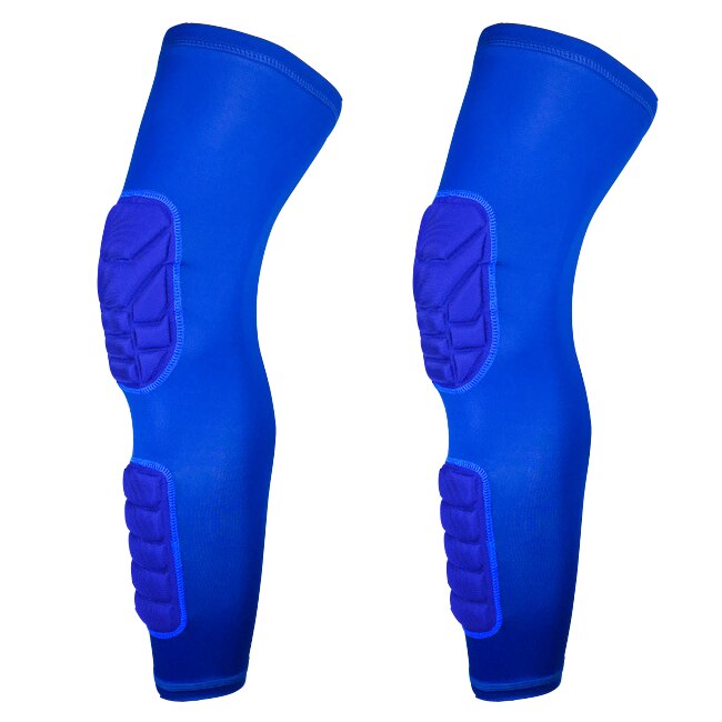 Knee Pads Honeycomb Long Basketball Leg Sleeve Men Women Kids Sport Calf Knee Protection Soccer Gym Leggings