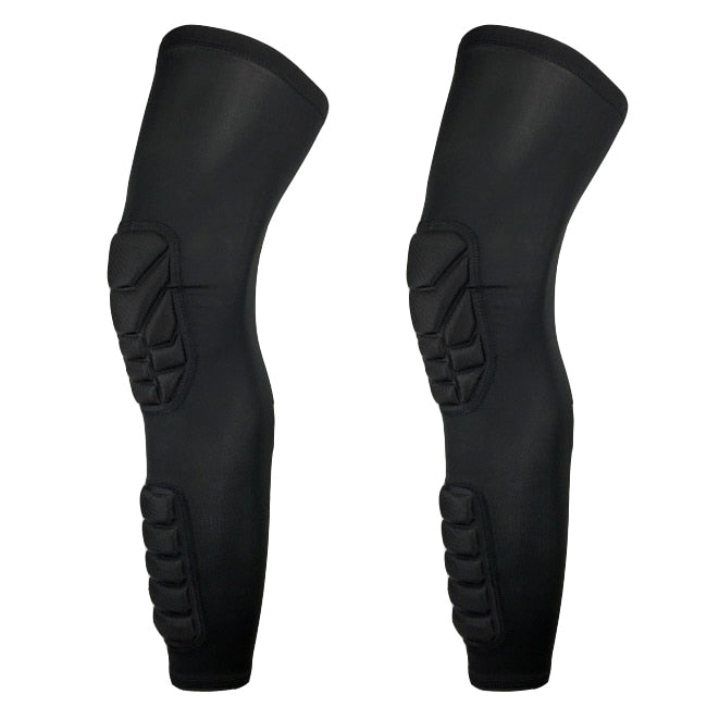 Knee Pads Honeycomb Long Basketball Leg Sleeve Men Women Kids Sport Calf Knee Protection Soccer Gym Leggings