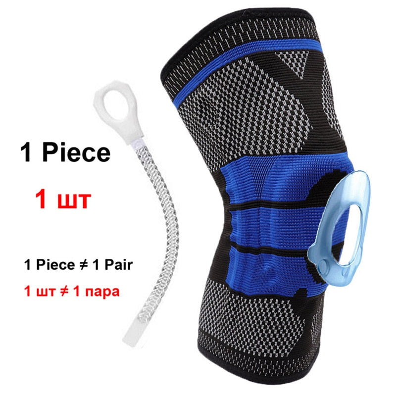 Hug Silicon Meniscus Kneepad 1 Pcs Spring Knee Pads Support Patella Protector Leg Arthritis Injury Gym Sleeve knee Brace