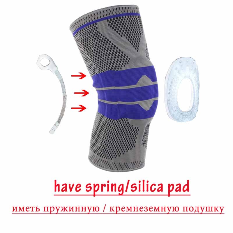 1pcs Full Knee Brace Strap Patella Medial Support Strong Meniscus Compression Protection Sport Pads Running Basket Health Care