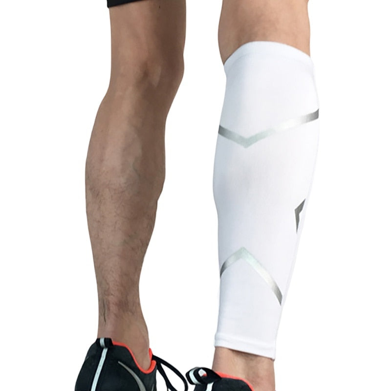 1PC Sports Leg Compression Sleeves Basketball Knee Brace Protect Calf and Shin Splint Support for Men Women