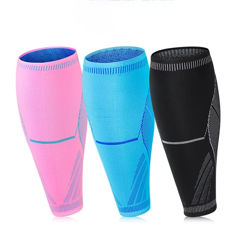 1PC Sports Leg Compression Sleeves Basketball Knee Brace Protect Calf and Shin Splint Support for Men Women