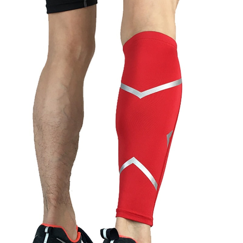 1PC Sports Leg Compression Sleeves Basketball Knee Brace Protect Calf and Shin Splint Support for Men Women