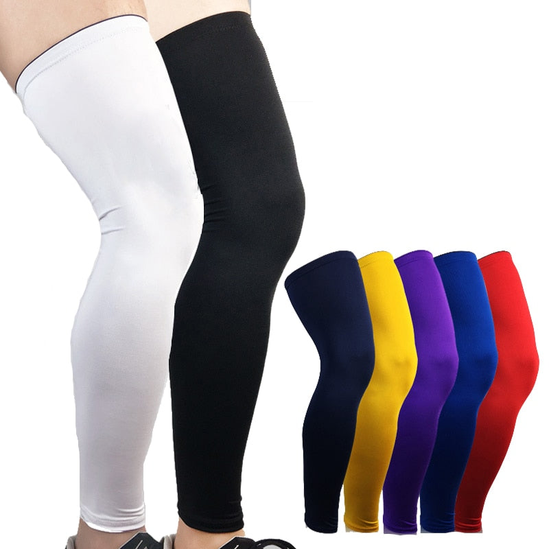 1PCS Sports Knee Protector Brace Strap Breathable ANTI-UV Outdoor Cycling Leg Sleeve Basketball Leg Sleeve Knee Support Pads